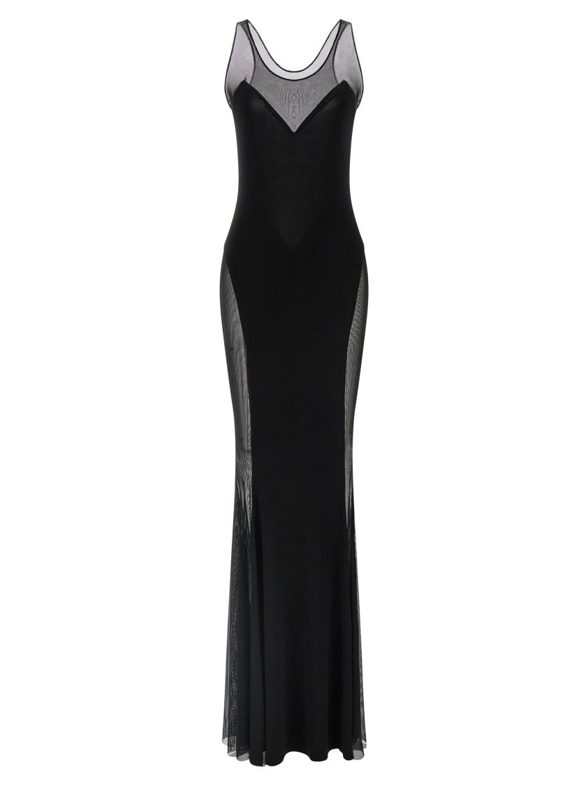 Norma Kamali 'Low Back Racer Fishtail' Dress