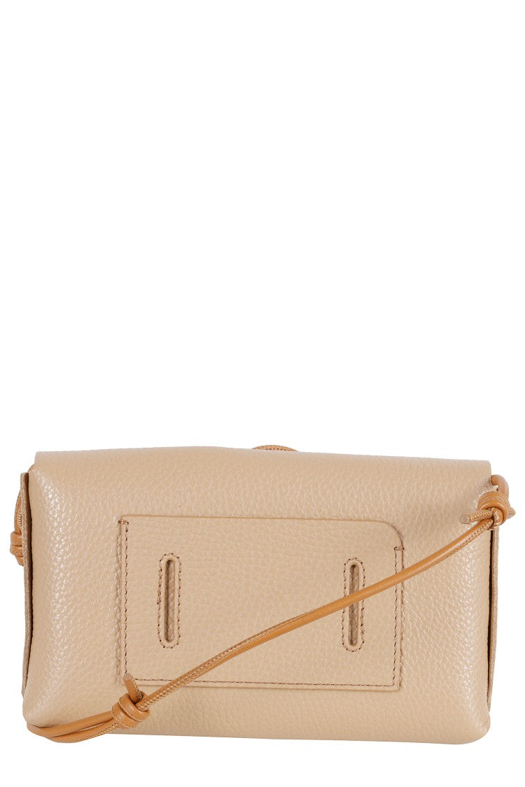 Zanellato Brown Grained Leather Shoulder Bag