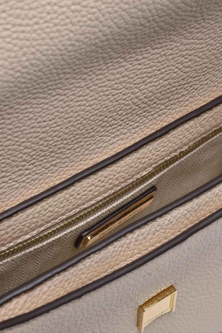 Tory Burch Britten Adjustable Small Shoulder Bag - Cream