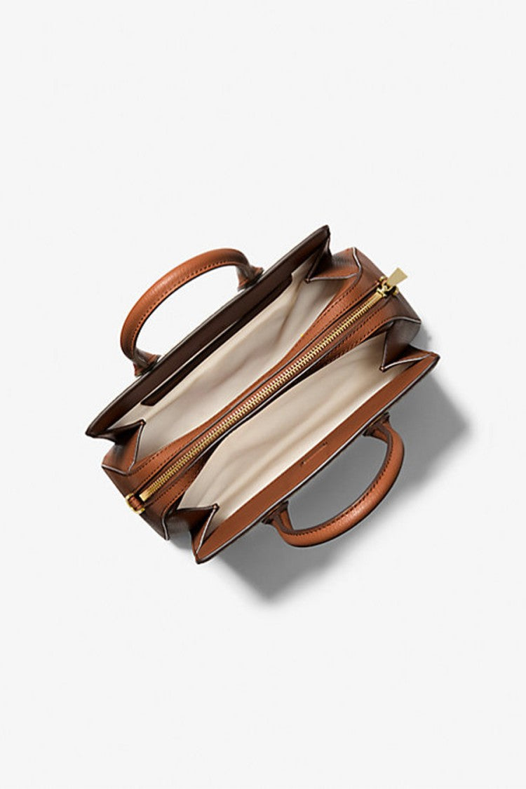 Michael Kors Brown Leather Tote Bag
