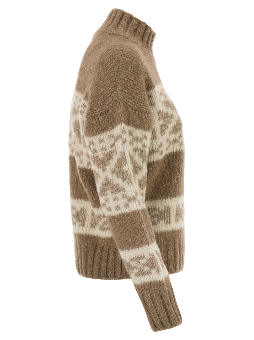 Peserico Alpaca, Cotton And Wool Knitwear
