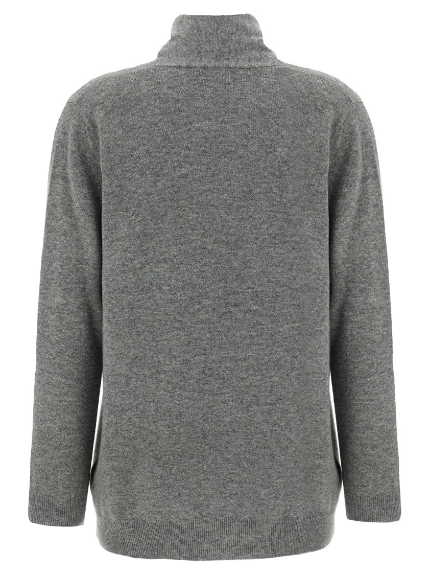 Fabiana Filippi Jewel Brooch Cardigan