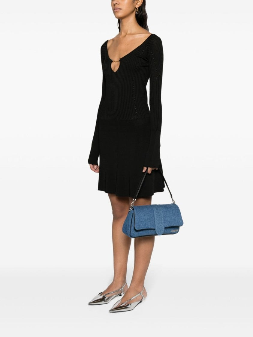 Jacquemus Ribbed Knit Mini Dress