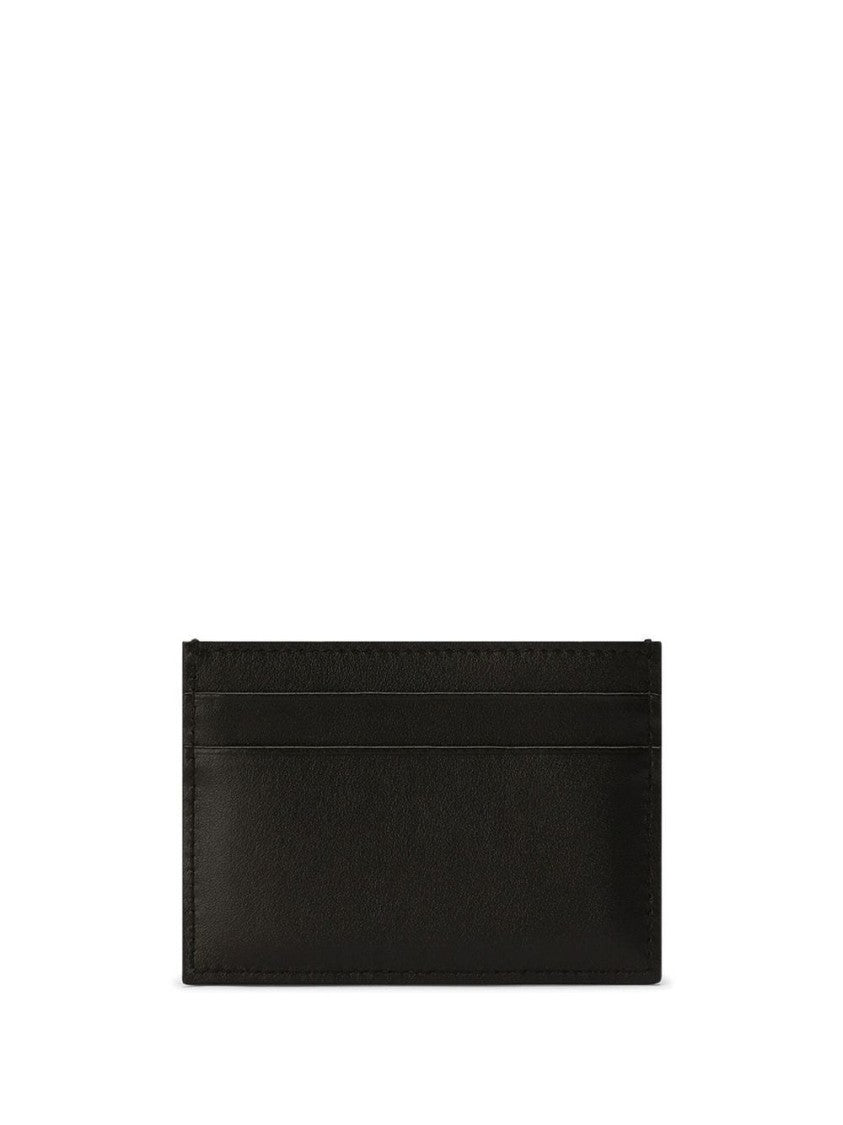 Dolce & Gabbana Black Logo Embossed Card Holder