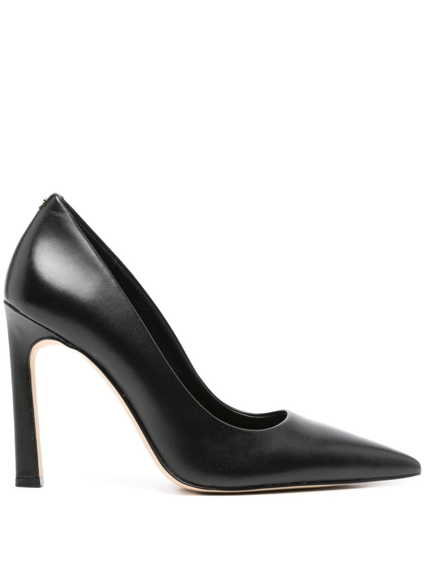 Michael Kors Pointed Toe Pumps With High Stiletto Heel And Glossy Finish