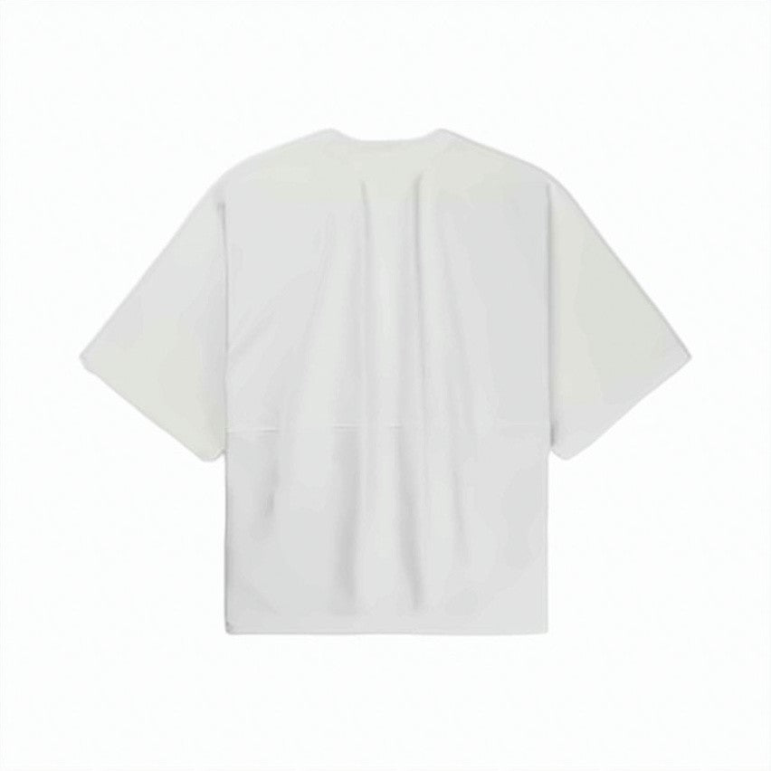 Bottega Veneta Loose-Fit White T-Shirt With Cyclist Graphic