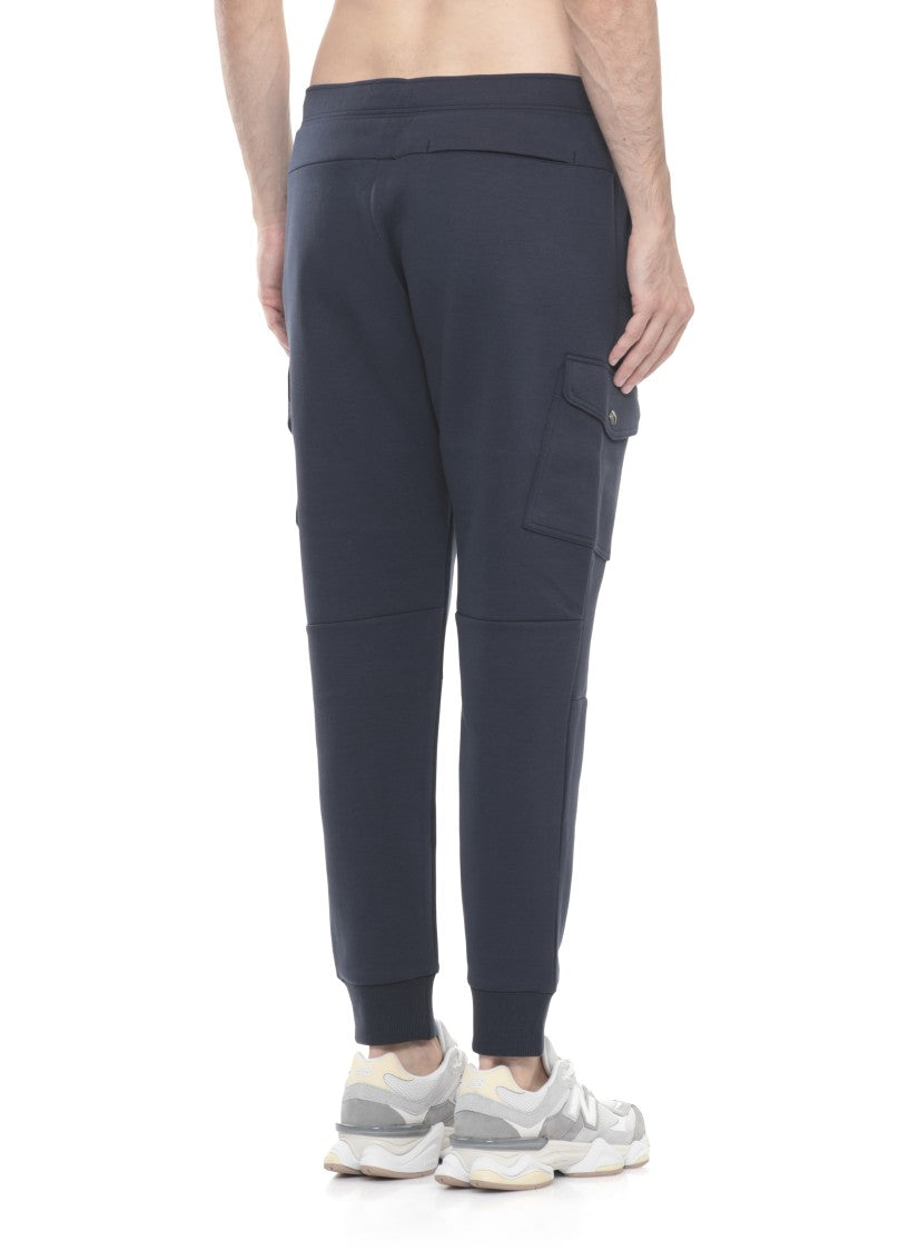 Polo Ralph Lauren Blue Pony Embroidered Drawstring Cargo Cotton Pants