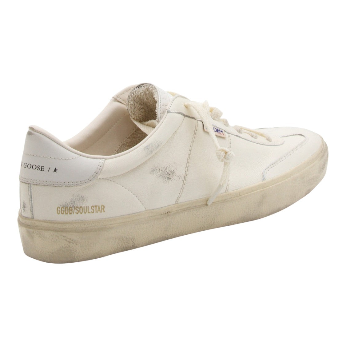 Golden Goose Low-Top Vintage Sneakers With Distressed Rubber Sole