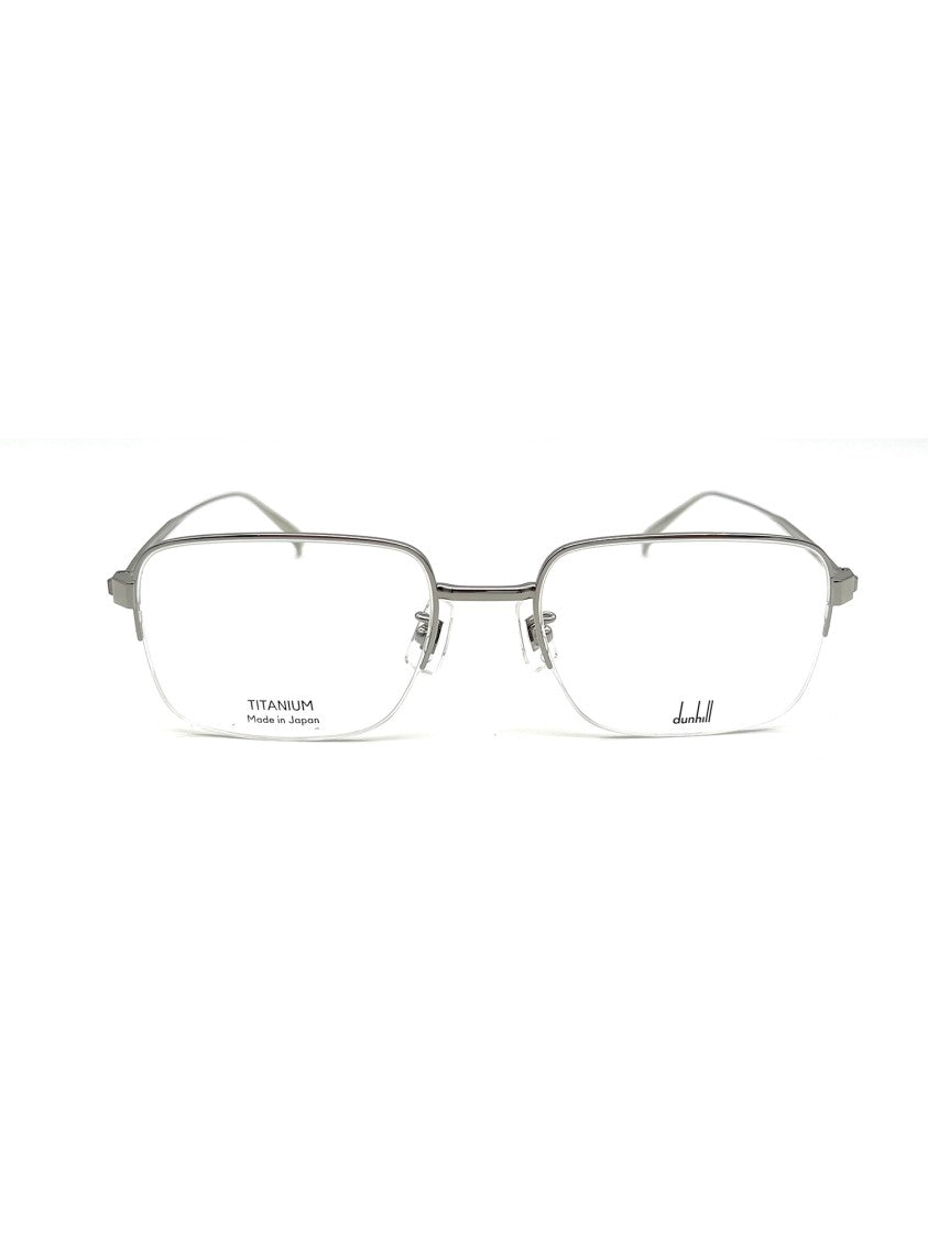 Dunhill Titanium Optical Frames With Rectangular Silhouette And Metallic Finish