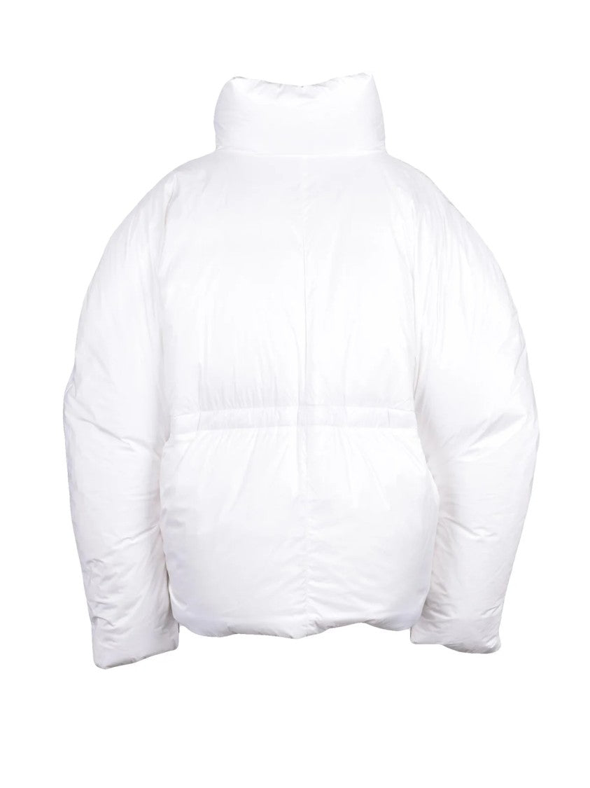 Add Down Jacket With Drawstring And Insulated Design