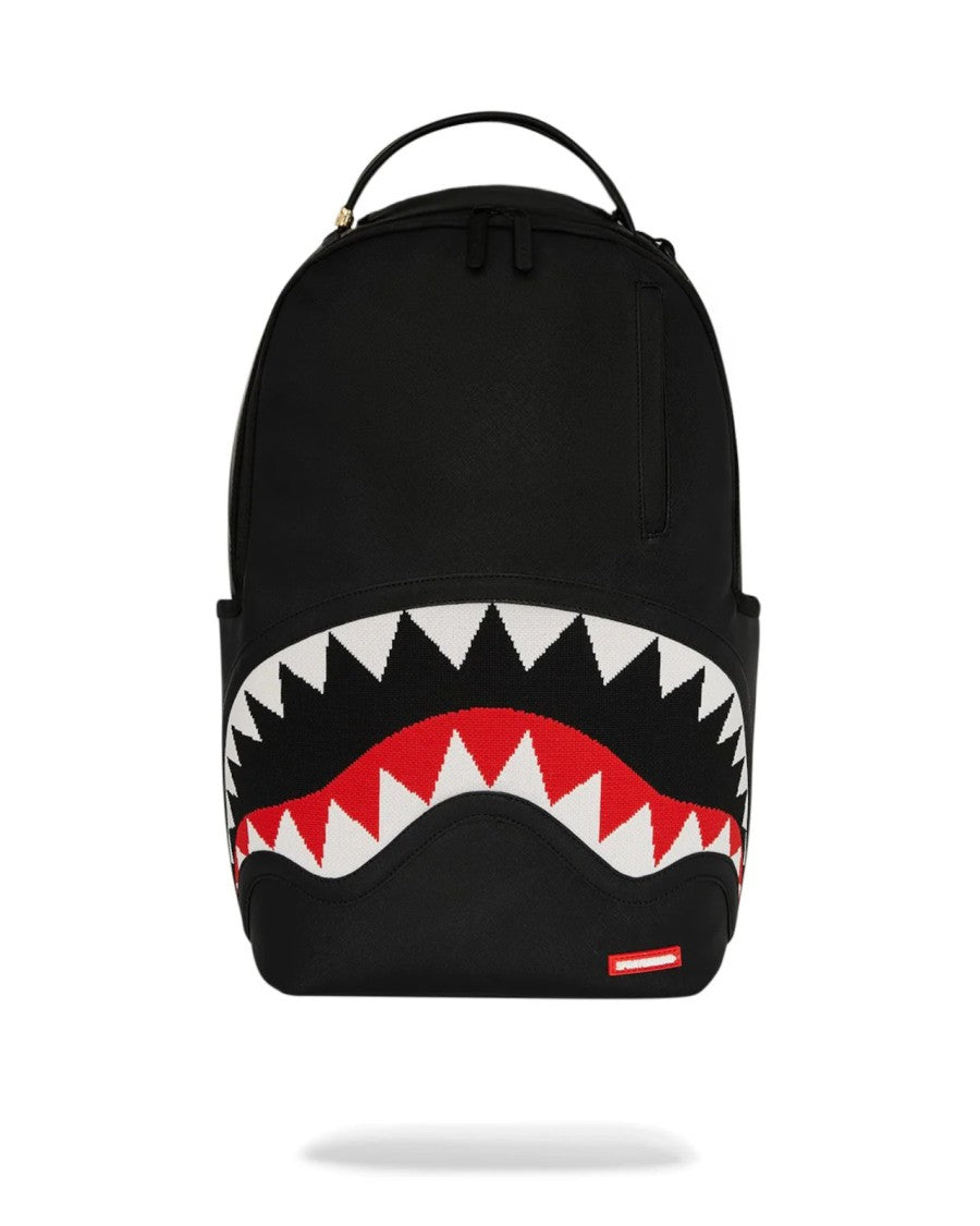 Sprayground Black Graphic Backpack With Ergonomic Design