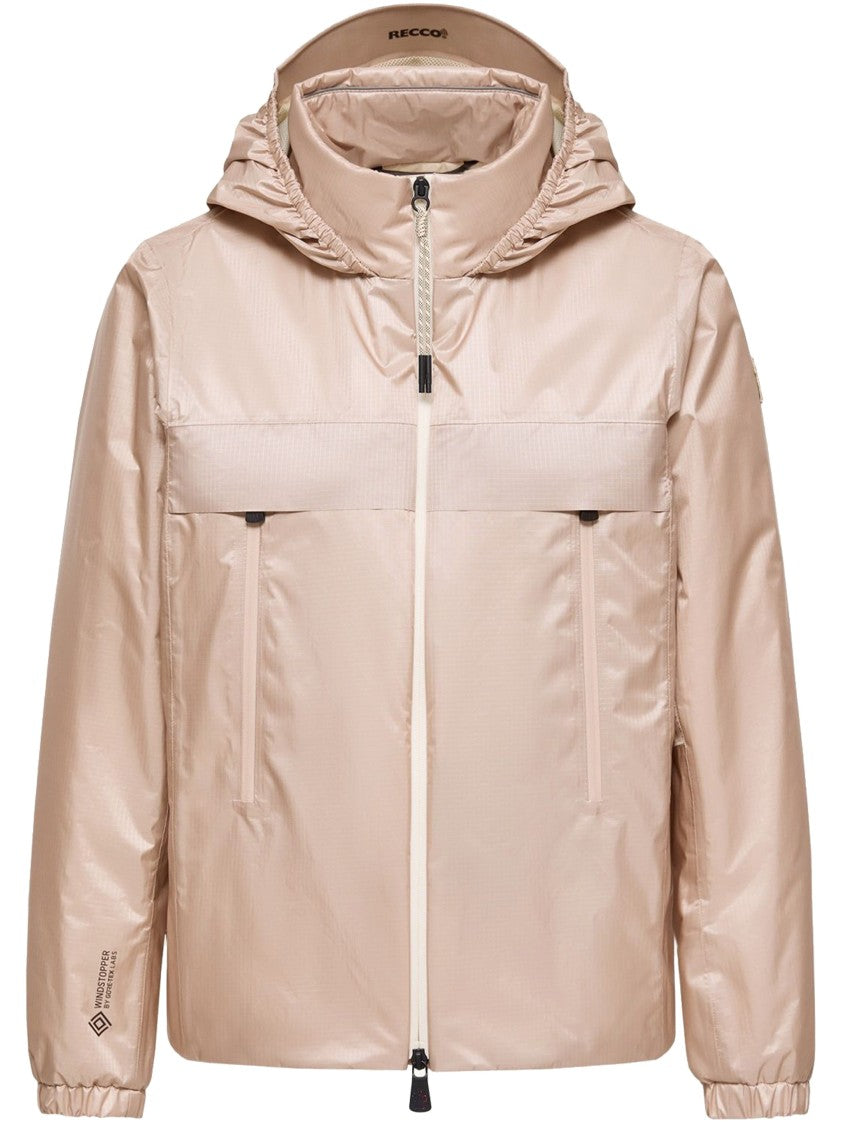 Moncler Grenoble Neutral Fergana Hooded Casual Jacket