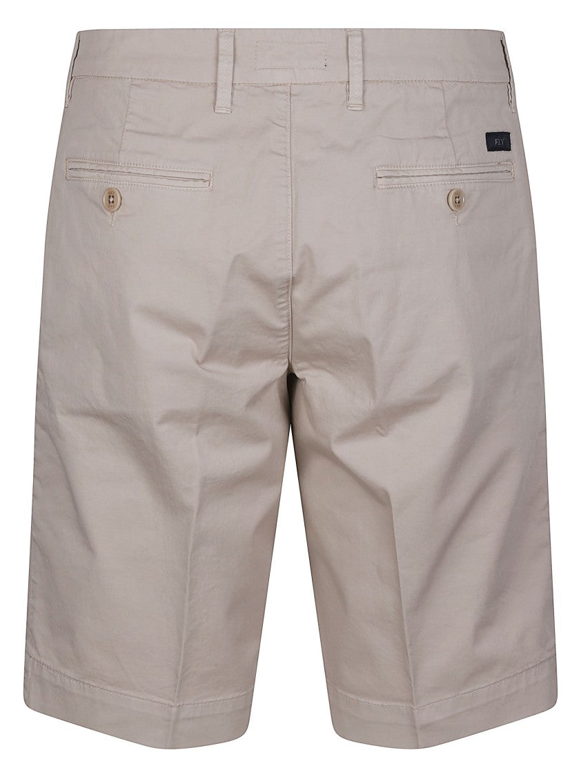 Fay Cotton Slim Fit Chino Shorts