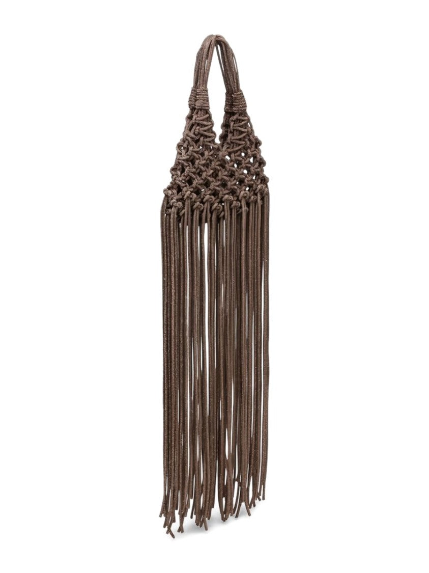 Hibourama Hibourama Macramé Woven Fringe Bag