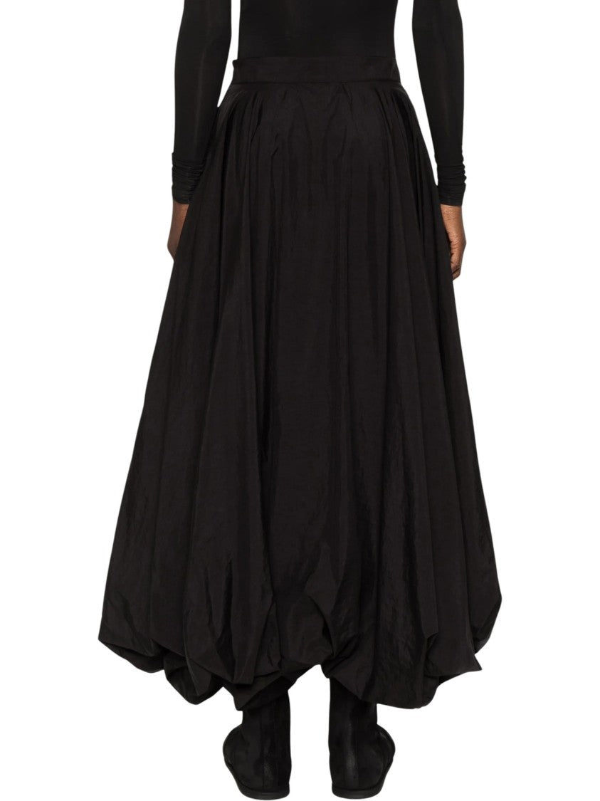 Y-3 Grd 3S Striped Gathered Balloon Skirt