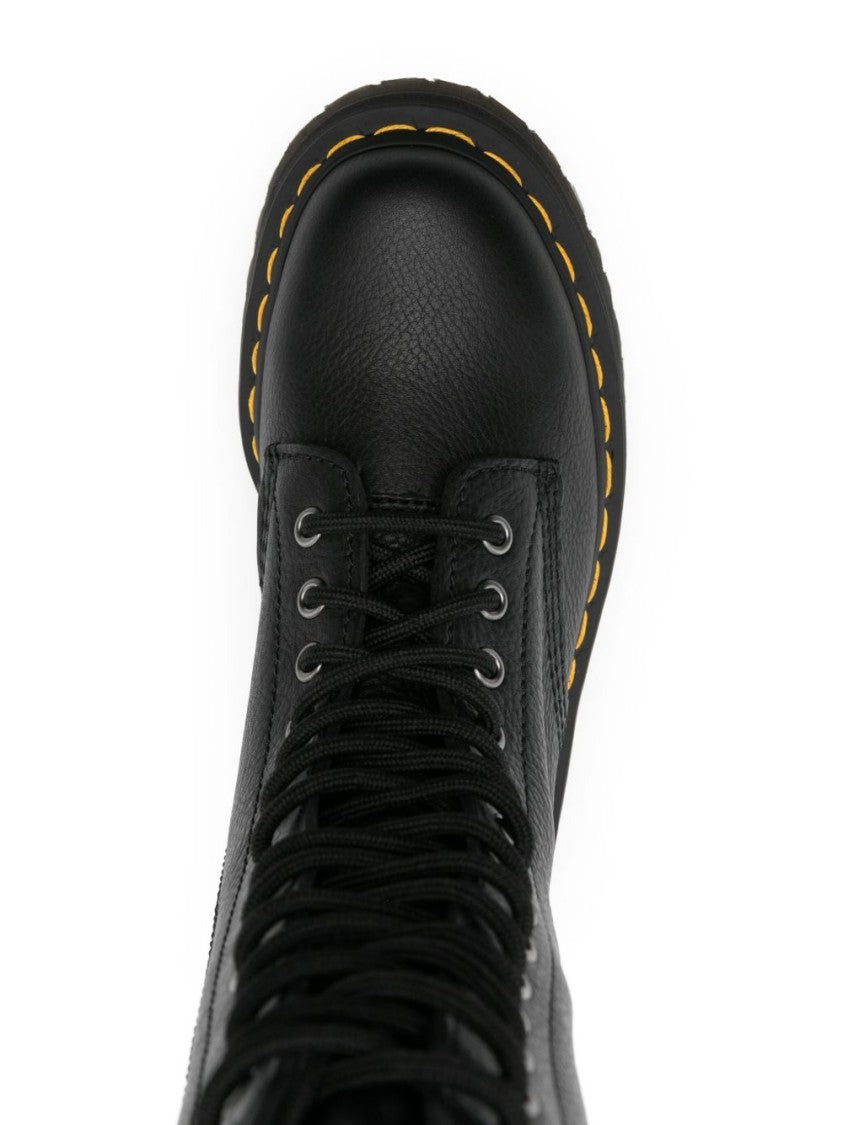 Dr. Martens High Lace-Up Black Leather Ankle Boots