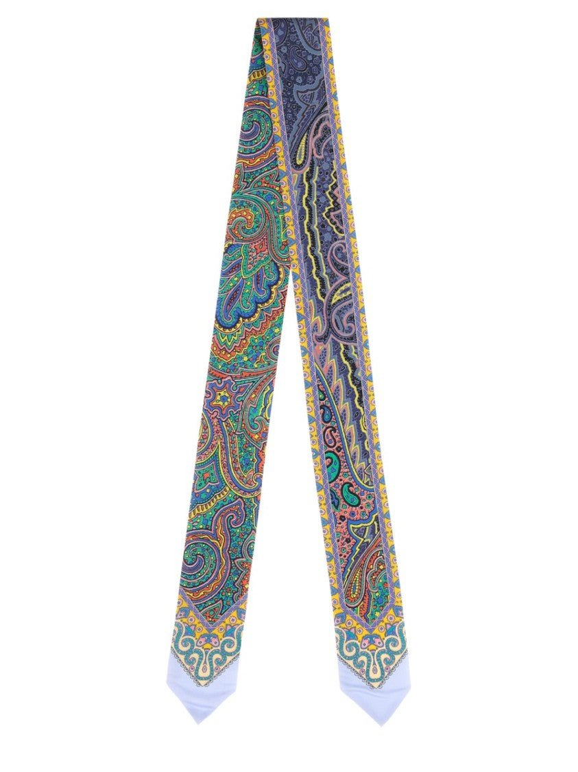 Etro Paisley Pattern Silk Maxi Scarf
