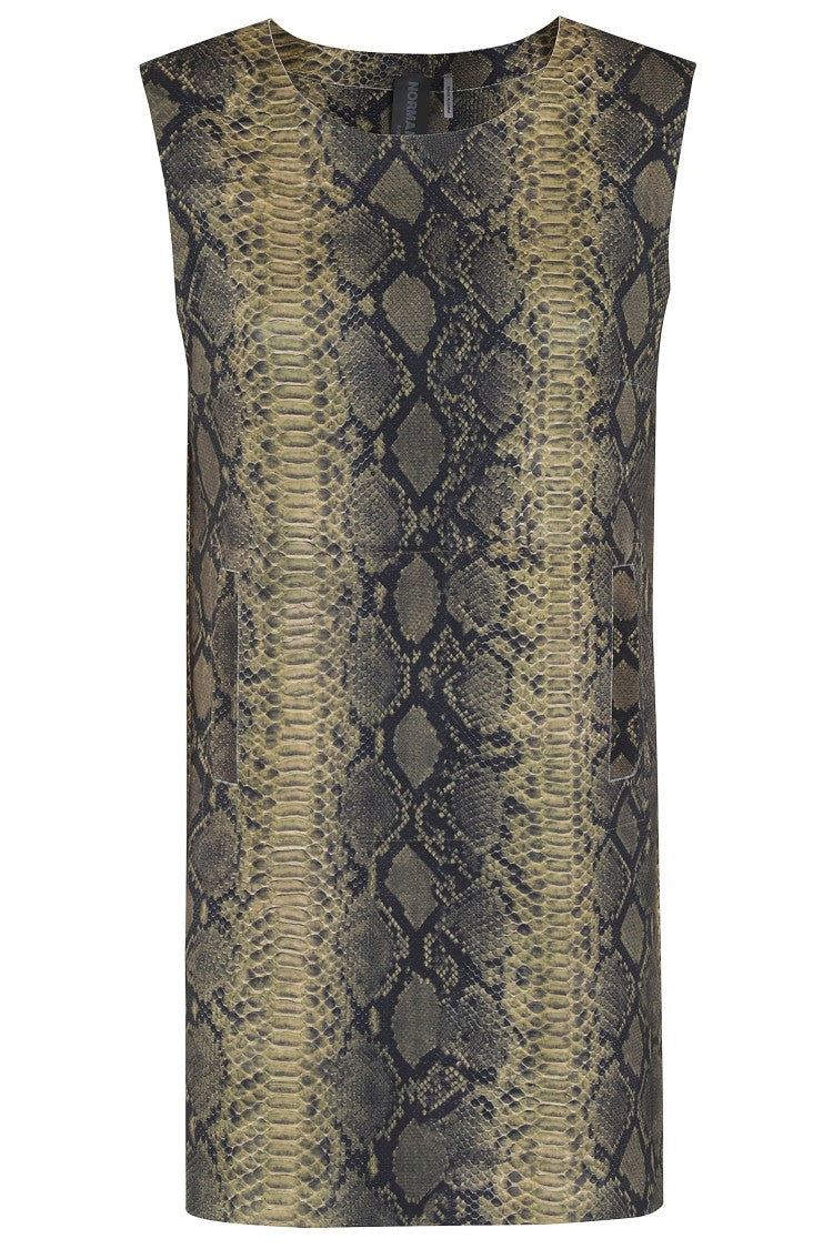 Norma Kamali Tailored Sleeveless Dress