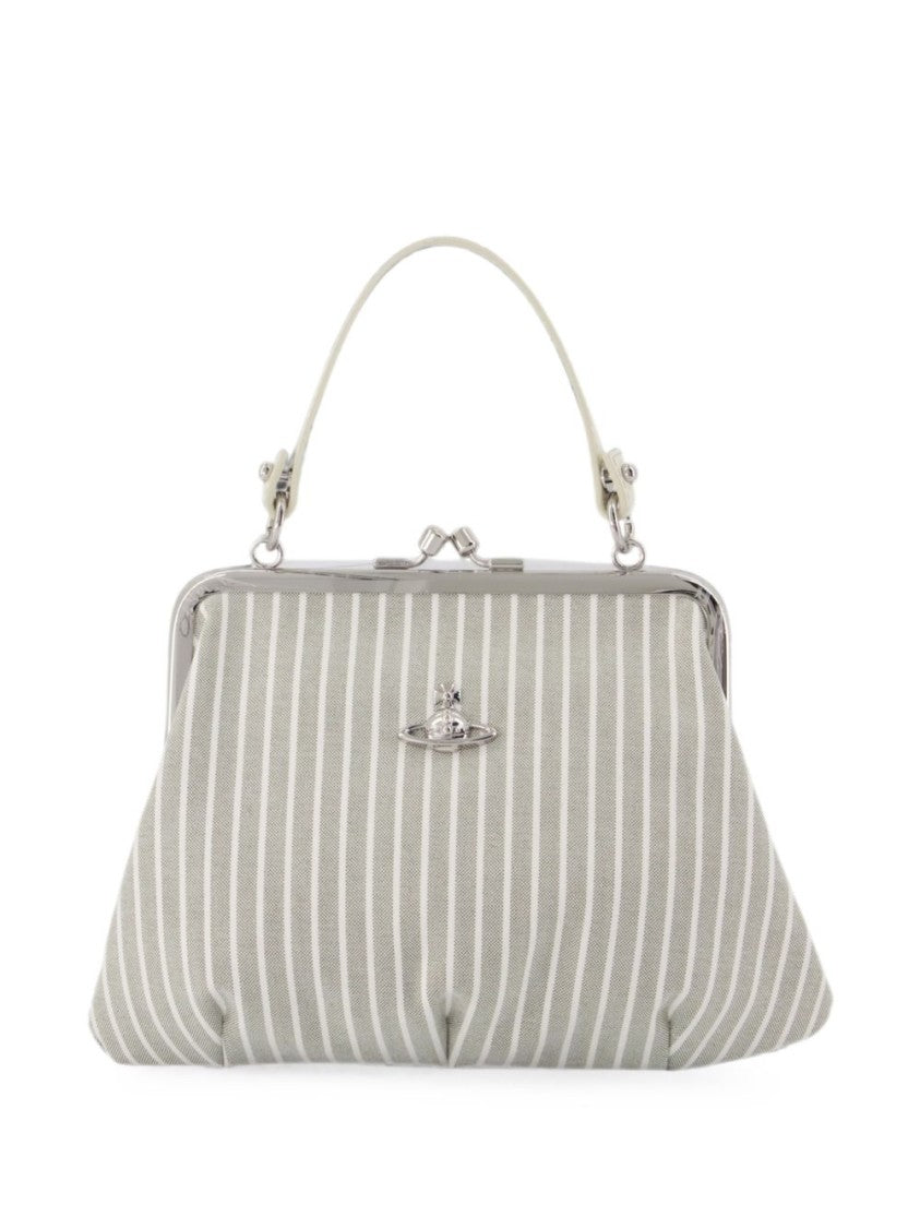 Vivienne Westwood Structured Vertical Striped Wallet