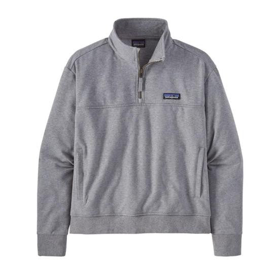 Patagonia Quarter-Zip Long-Sleeve Pullover Top With Stand Collar