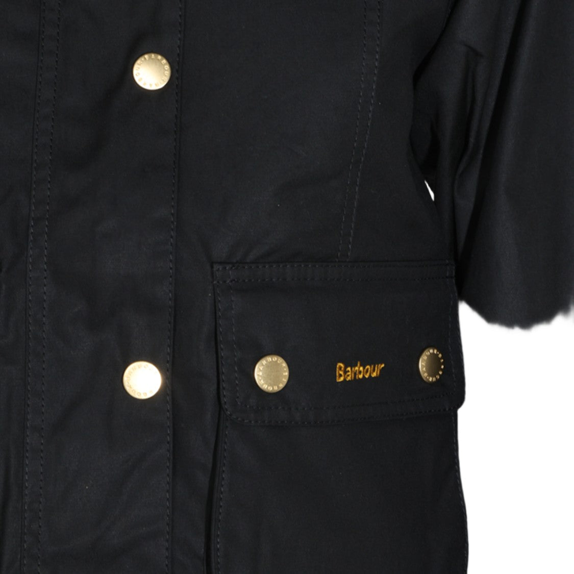 Barbour Matte Black Corduroy Collar Jacket