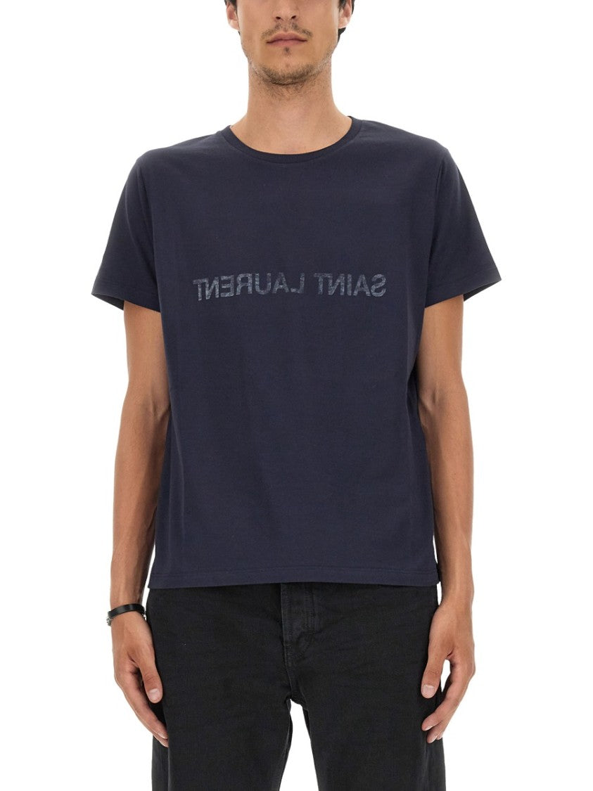Saint Laurent Inverted Logo T-Shirt
