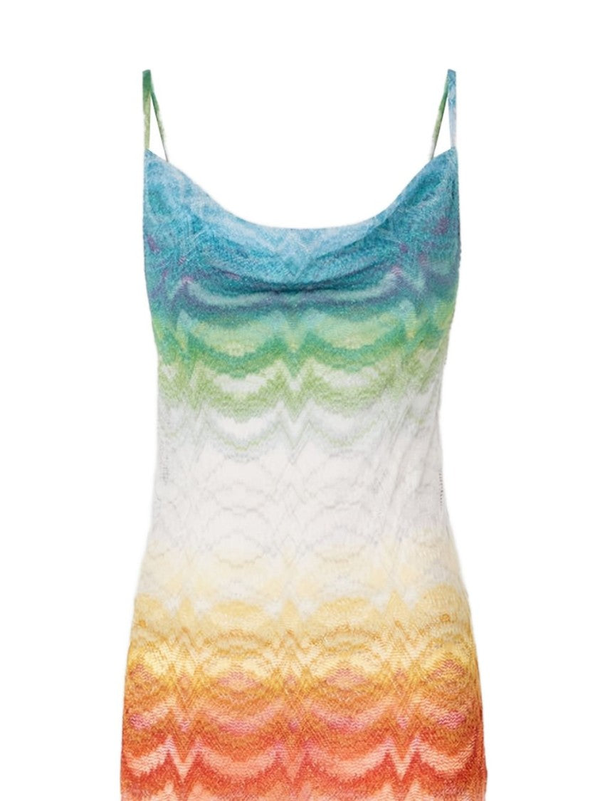 Missoni Ankle-Length Multicolor Maxi Dress