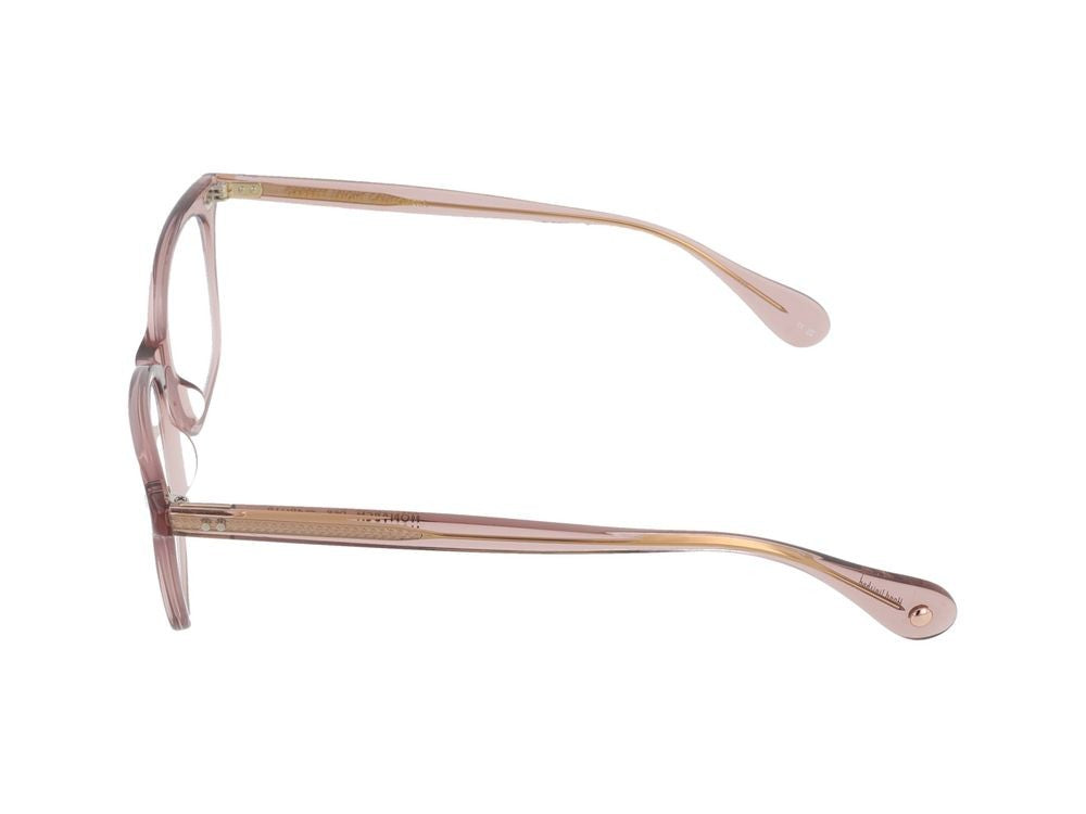 Garrett Leight Translucent Desert Rose Square Optical Glasses
