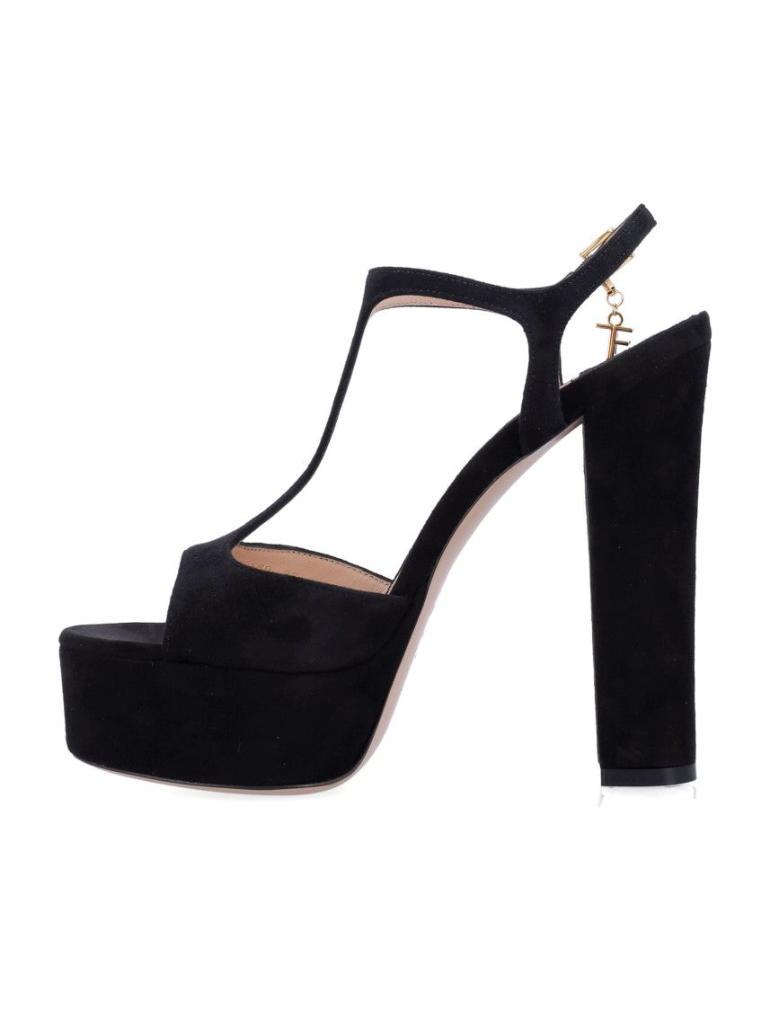 Tom Ford Angelina Platform Angelina T-Strap Platform Sandals