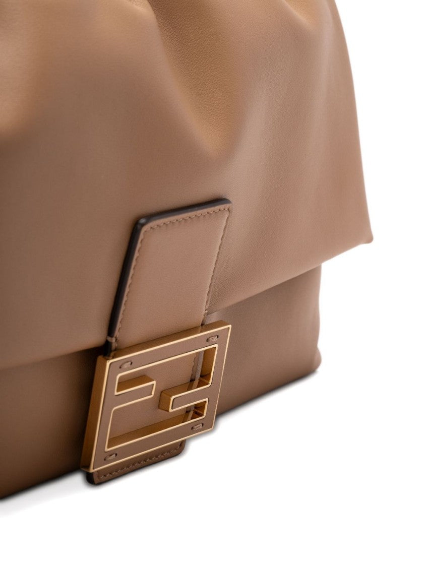 Fendi Medium Mercury Blue Nappa Leather Shoulder Bag