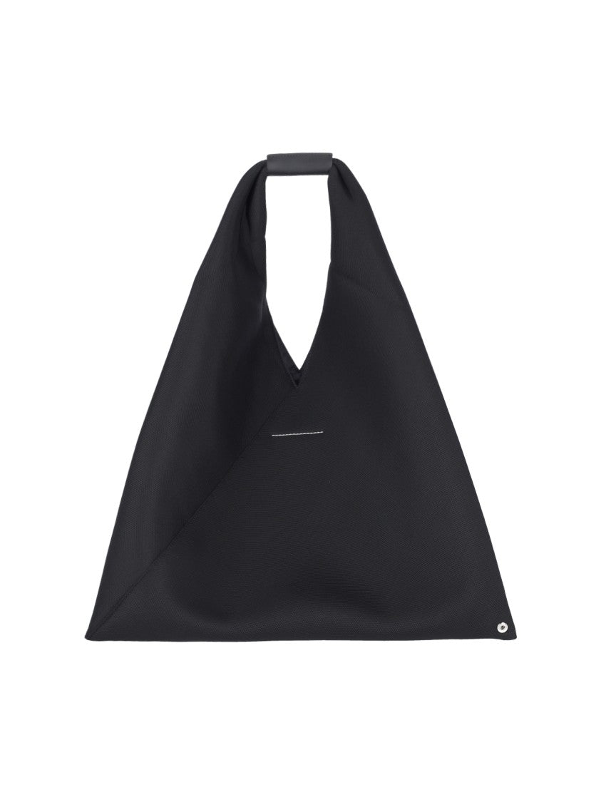 Mm6 By Maison Margiela Triangular-Shaped Bag With Padded Grip And Metallic Accent