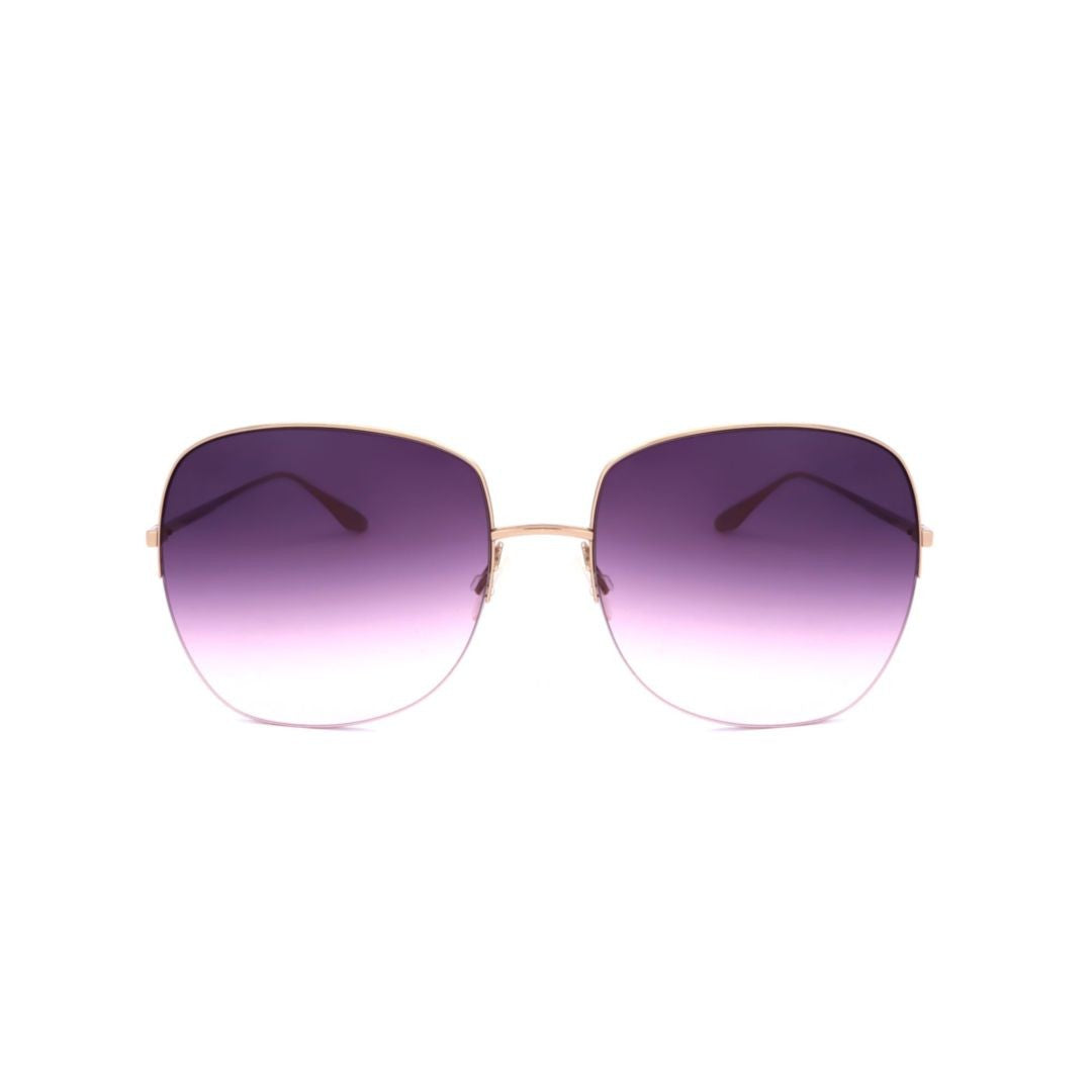 Barton Perreira Bp0055 620Vf Large Square Gradient-Tinted Sunglasses With Slim Metal Frame
