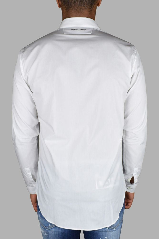 Philipp Plein Gold Cut Ls Skull Shirt
