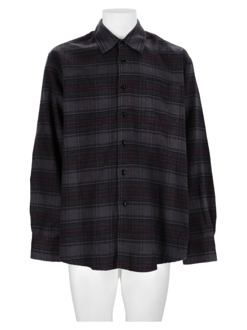 Our Legacy Long-Sleeve Plaid Cotton Shirt