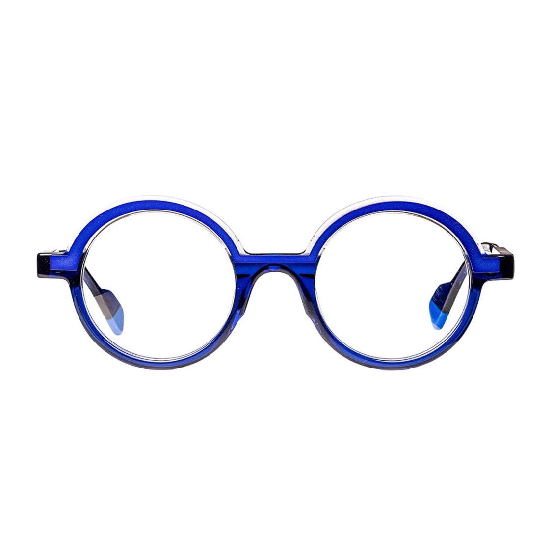 Matttew Blue Arcus Acetate Stainless Steel Sunglasses