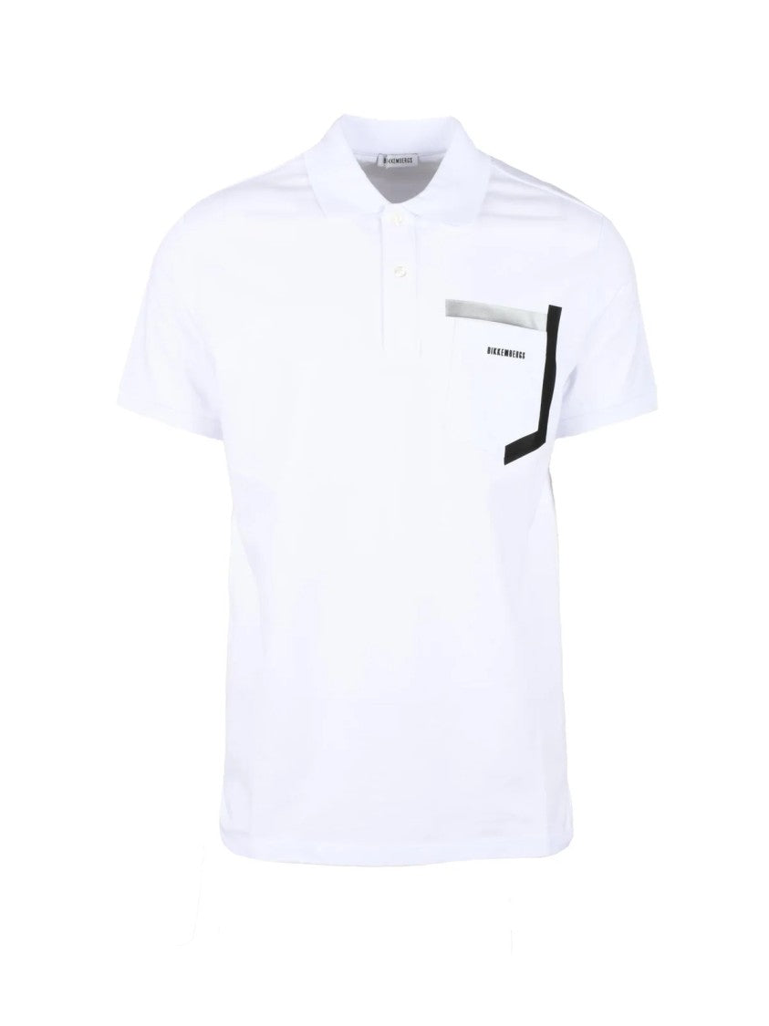 Bikkembergs Close-Fitting Cotton-Elastane T-Shirt With Geometric Chest Detail