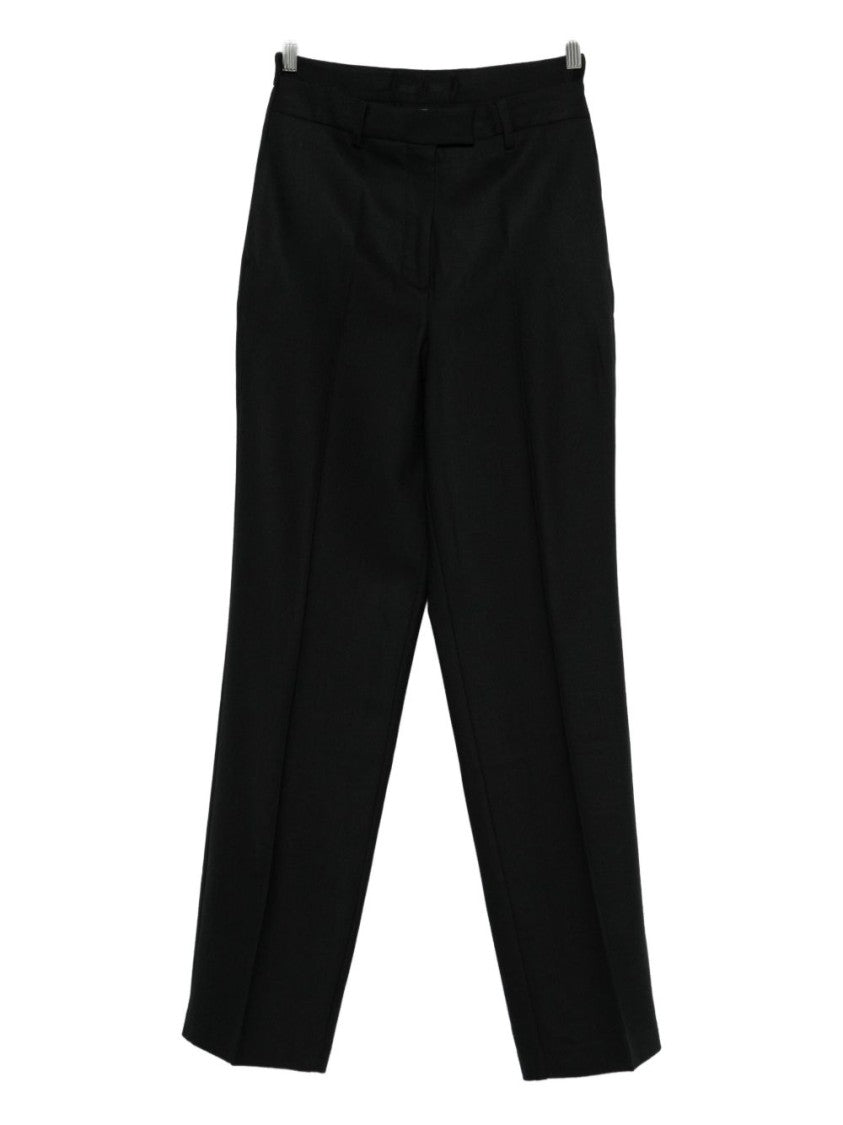 Semi Couture Straight-Leg Tailored Pants With Mid-Rise Waist