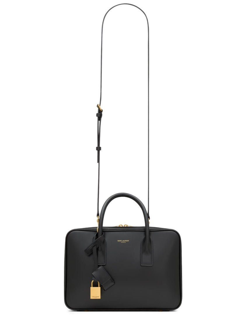 Saint Laurent Sac De Jour Gold Hardware Shoulder Bag