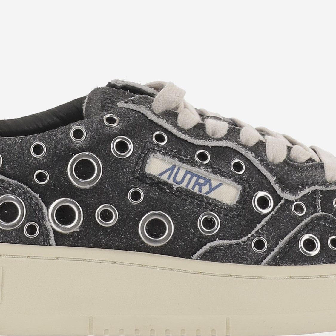 Autry Suede Sneakers With Metal Eyelets