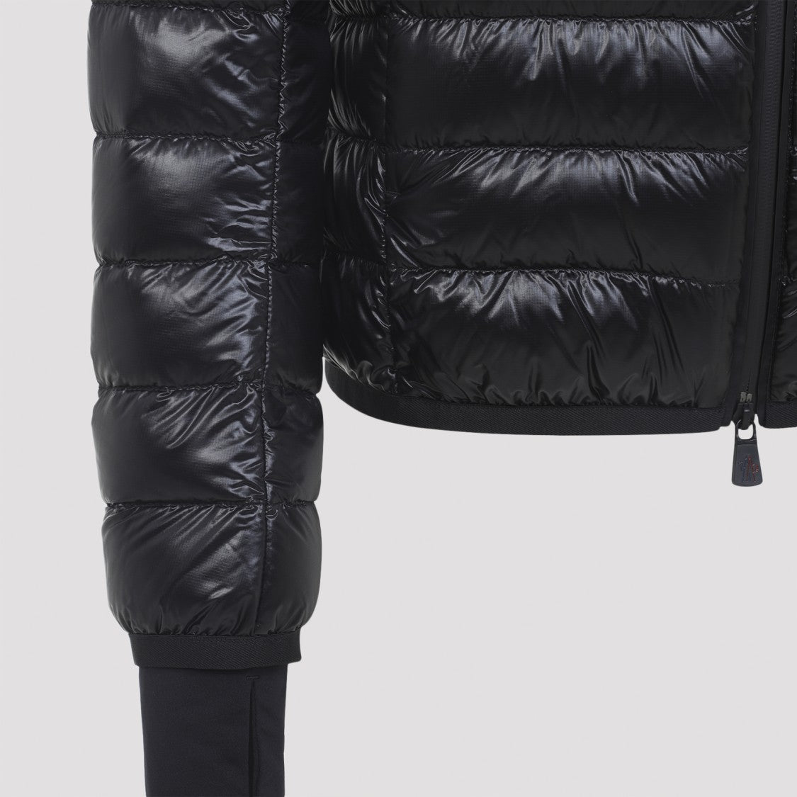Moncler Grenoble Quilted Down Jacket With High Collar And Zippered Pockets