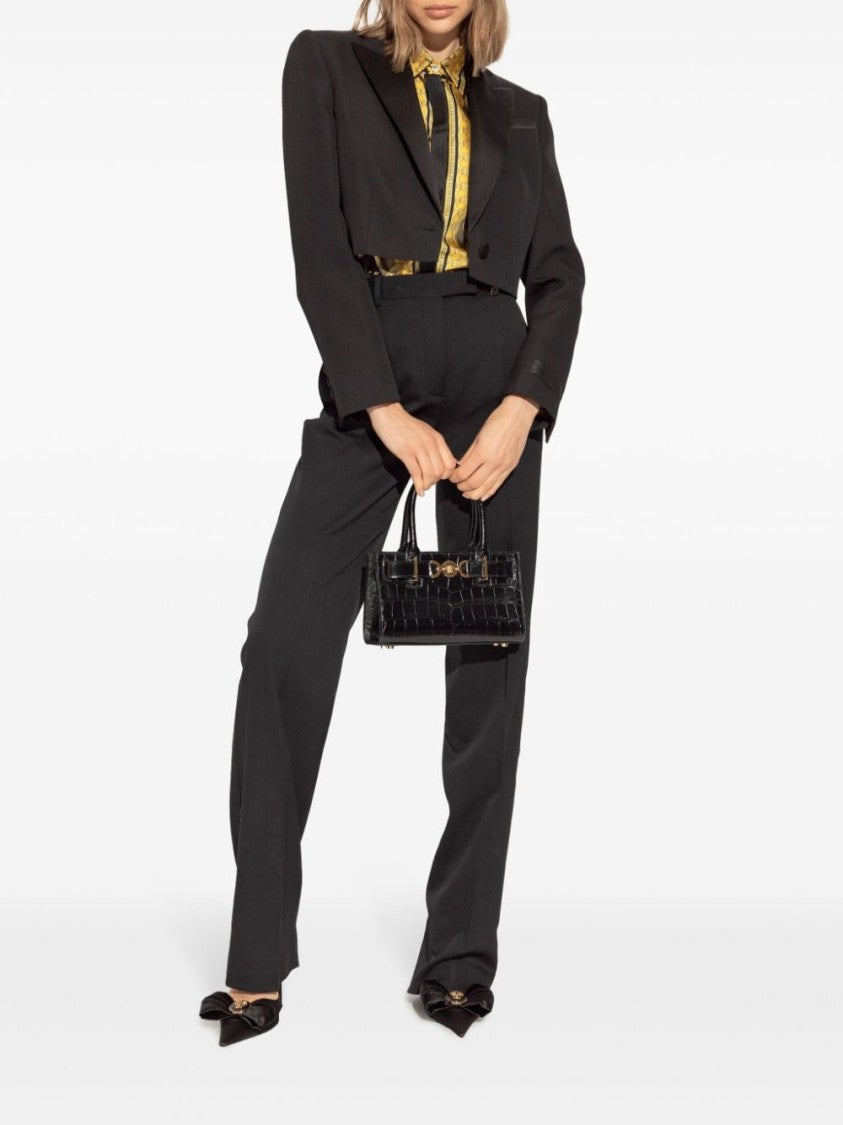 Versace Cropped Black Jacket