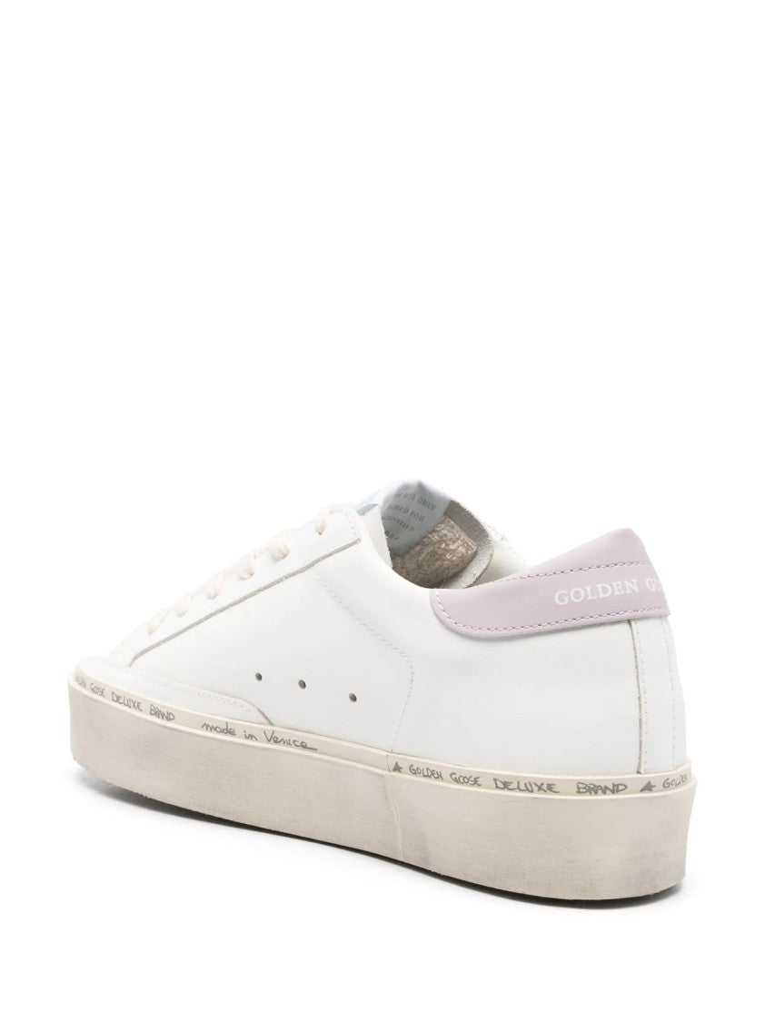 Golden Goose White Leather Sneakers
