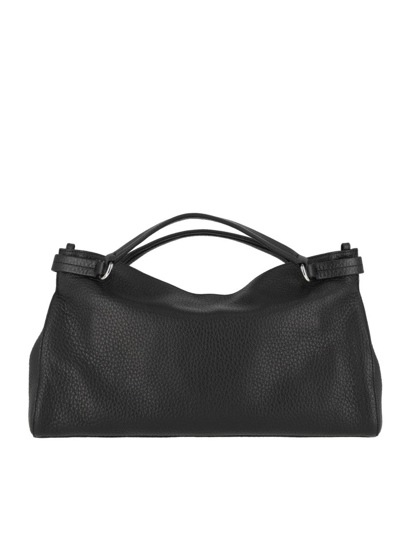 Claudio Orciani Virgo M Soft Textured Calf Leather Shoulder Bag