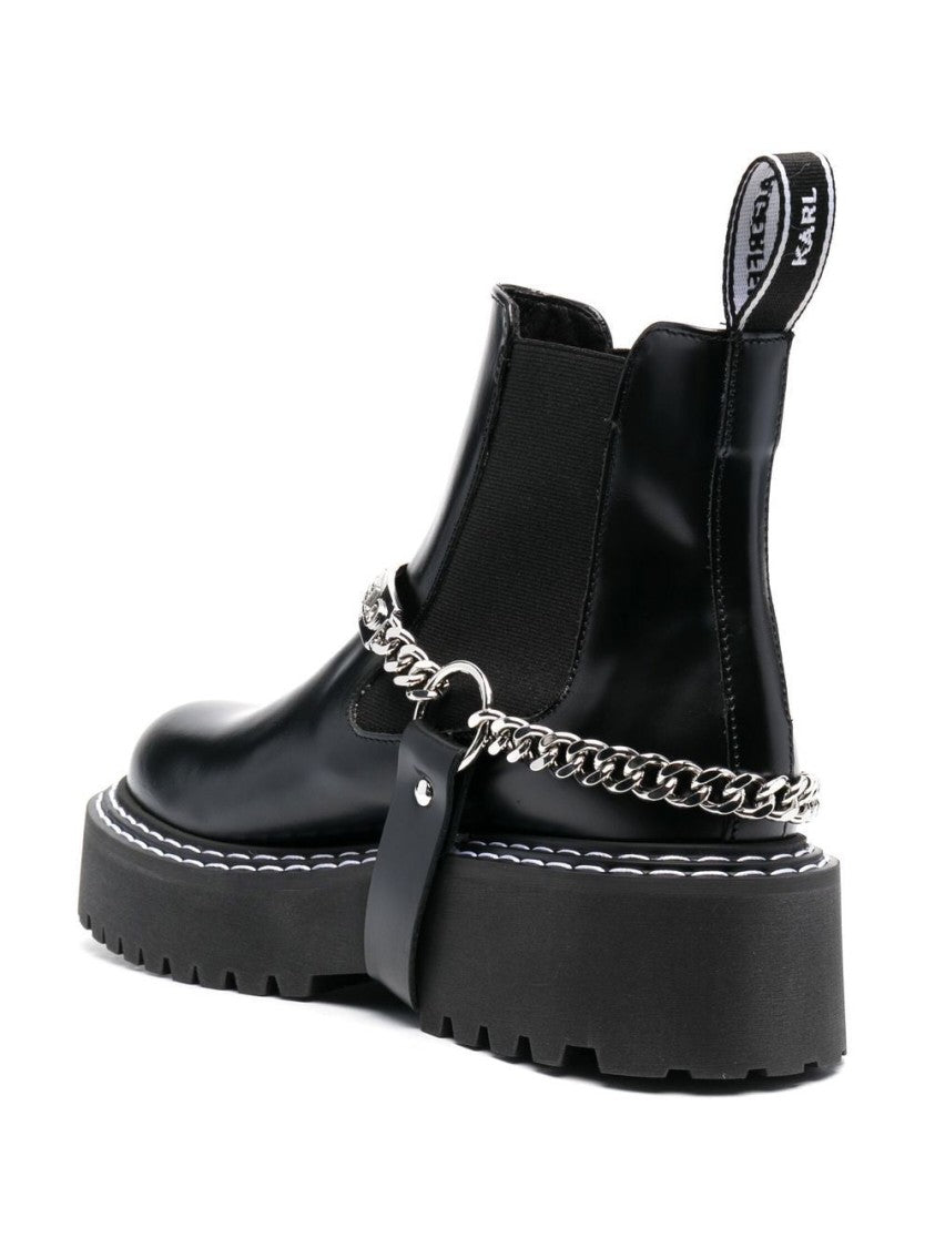 Karl Lagerfeld Patrol Ii K-Chain Booties