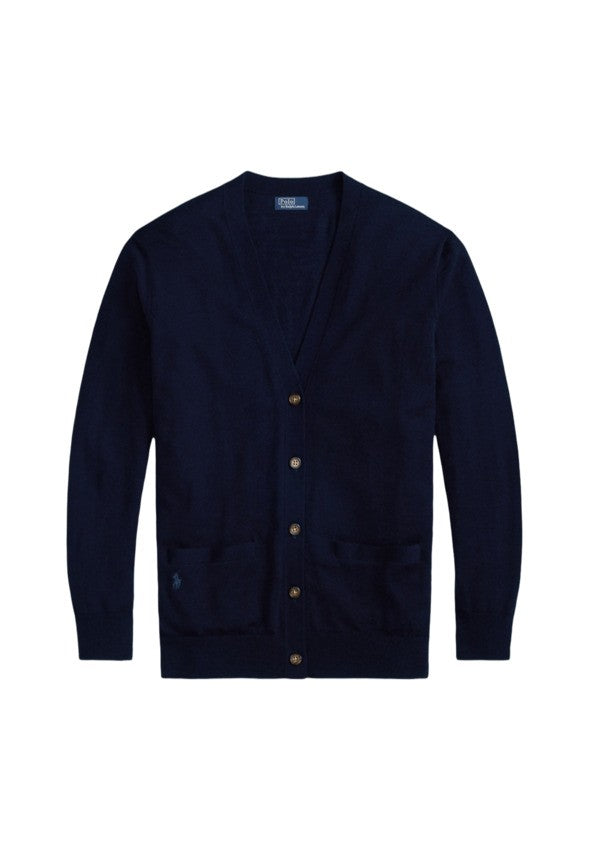 Polo Ralph Lauren V-Neck Italian Wool Cardigan