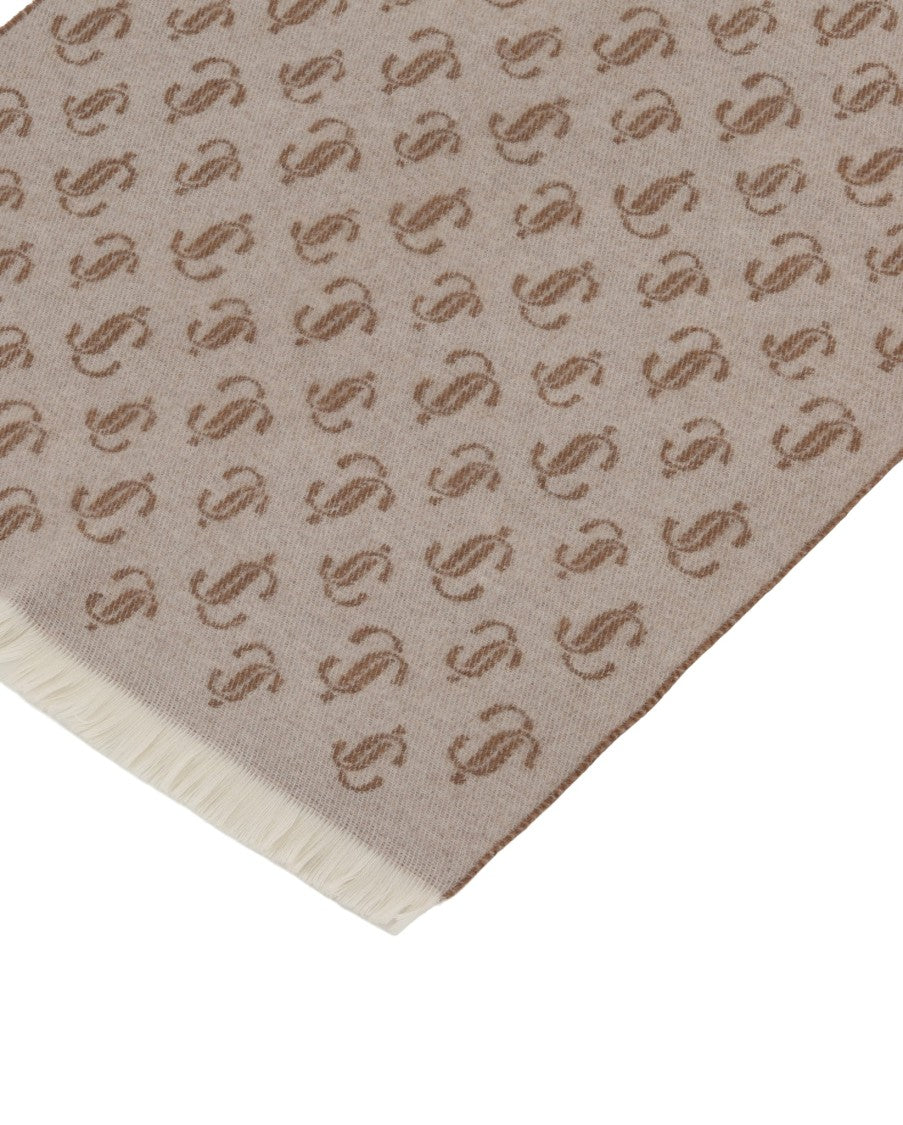 Jimmy Choo Wool Logo Scarf