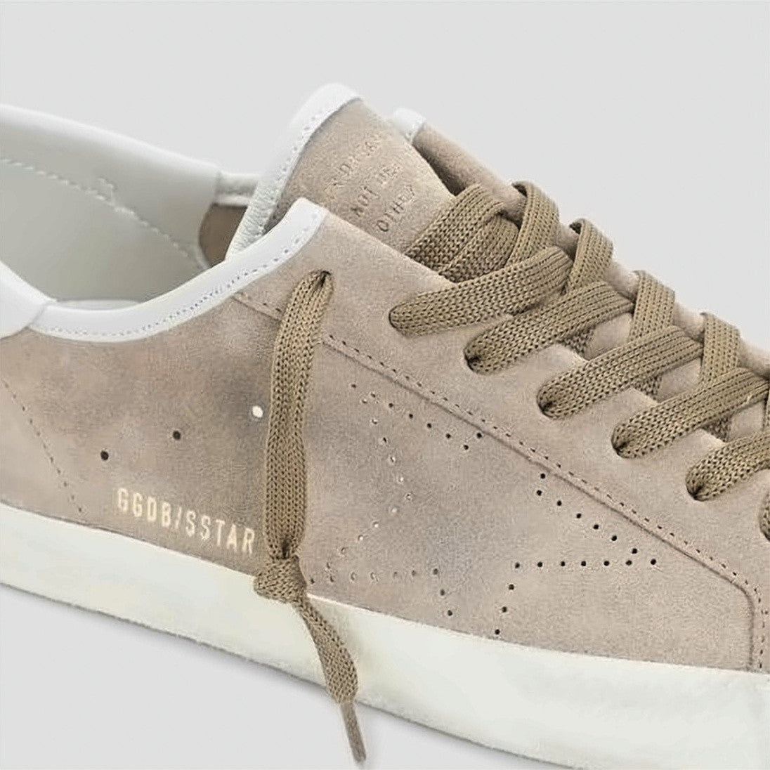 Golden Goose Low-Top Sneakers With Distressed Suede Upper And Vintage Aesthetic
