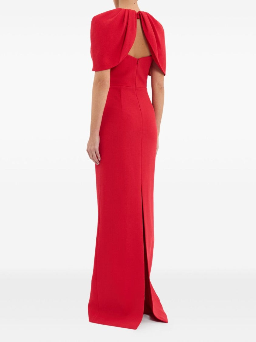 Rebecca Vallace Elegant Long Red Dress