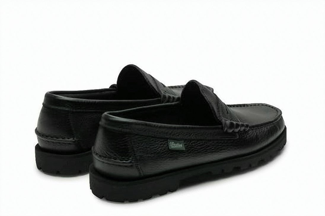 Paraboot Moccasin-Style Leather Loafers With Penny Strap
