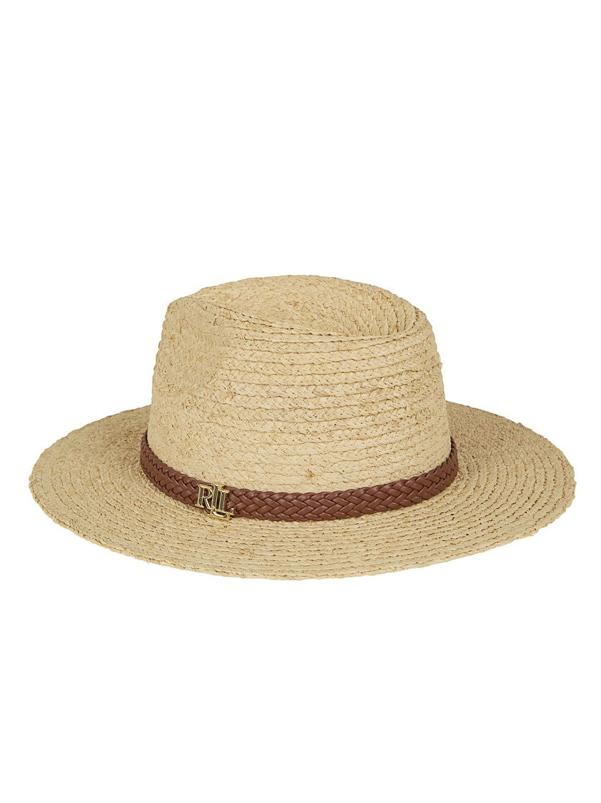 Lauren Ralph Lauren Wide Brim Raffia Hat With Structured Crown